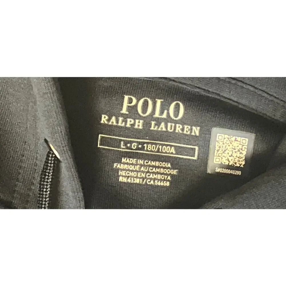 NWT Polo Ralph Lauren Double Knit Full Zip Hoodie Aviator Navy Men's L $138 MSRP